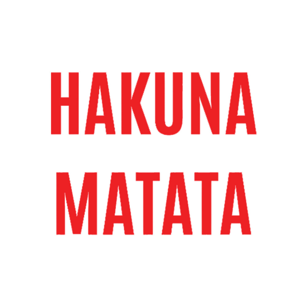 Hakuna Matata car decal