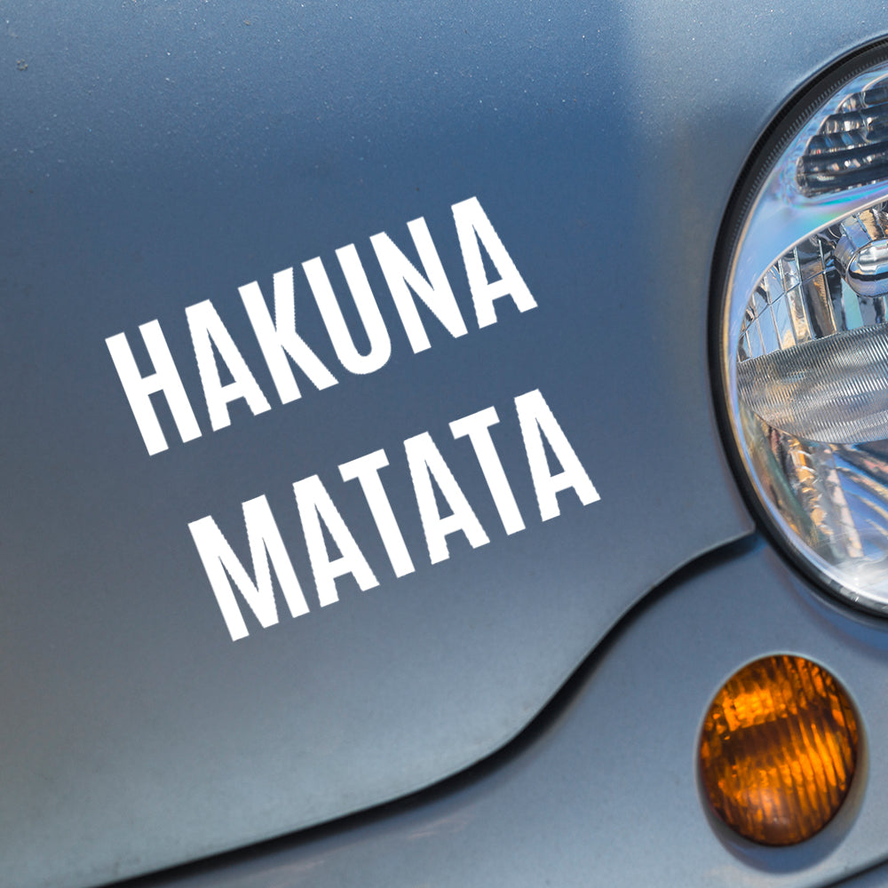 Hakuna Matata car decal