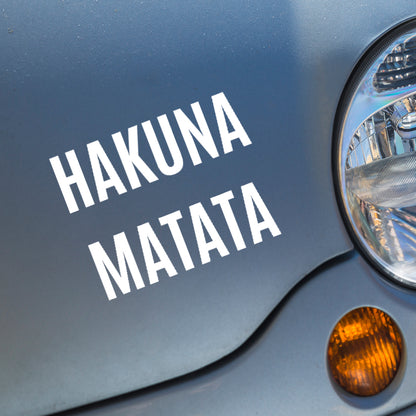 Hakuna Matata car decal