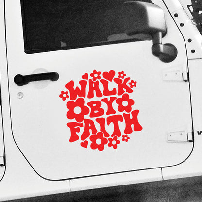 Faith car decal