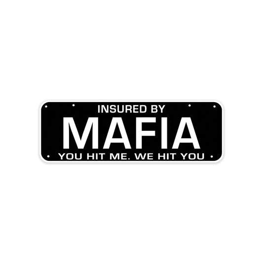 Mafia car sticker