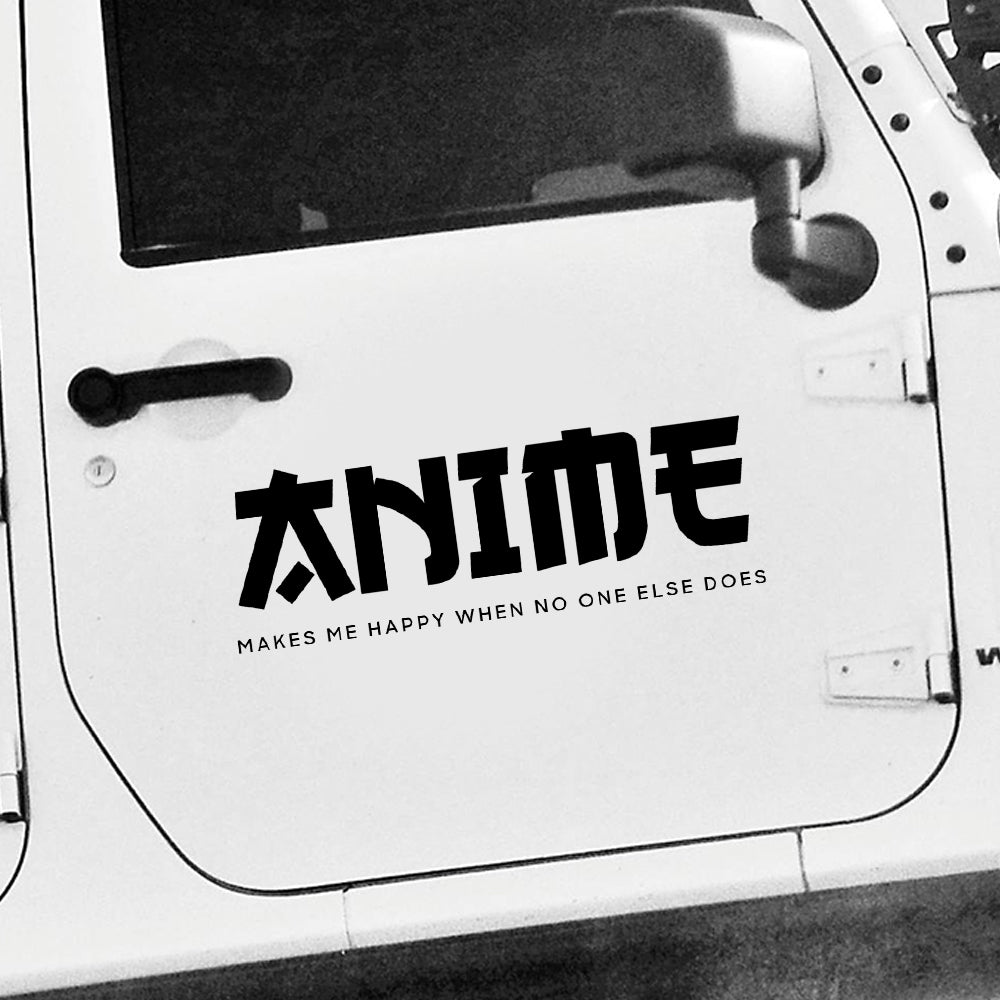 I love anime car decal