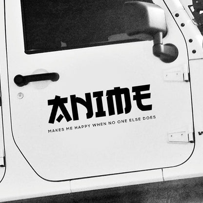 I love anime car decal