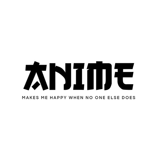 I love anime car decal