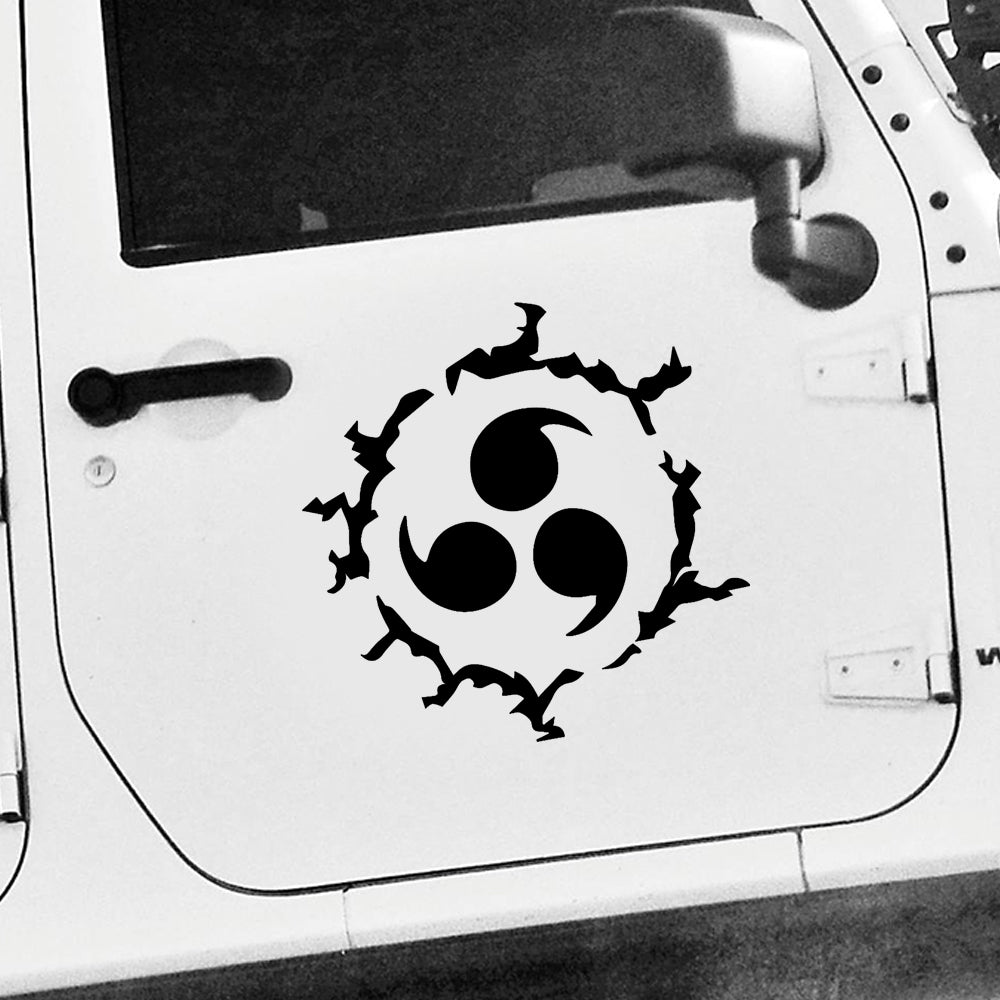 Naruto jutsu car decal