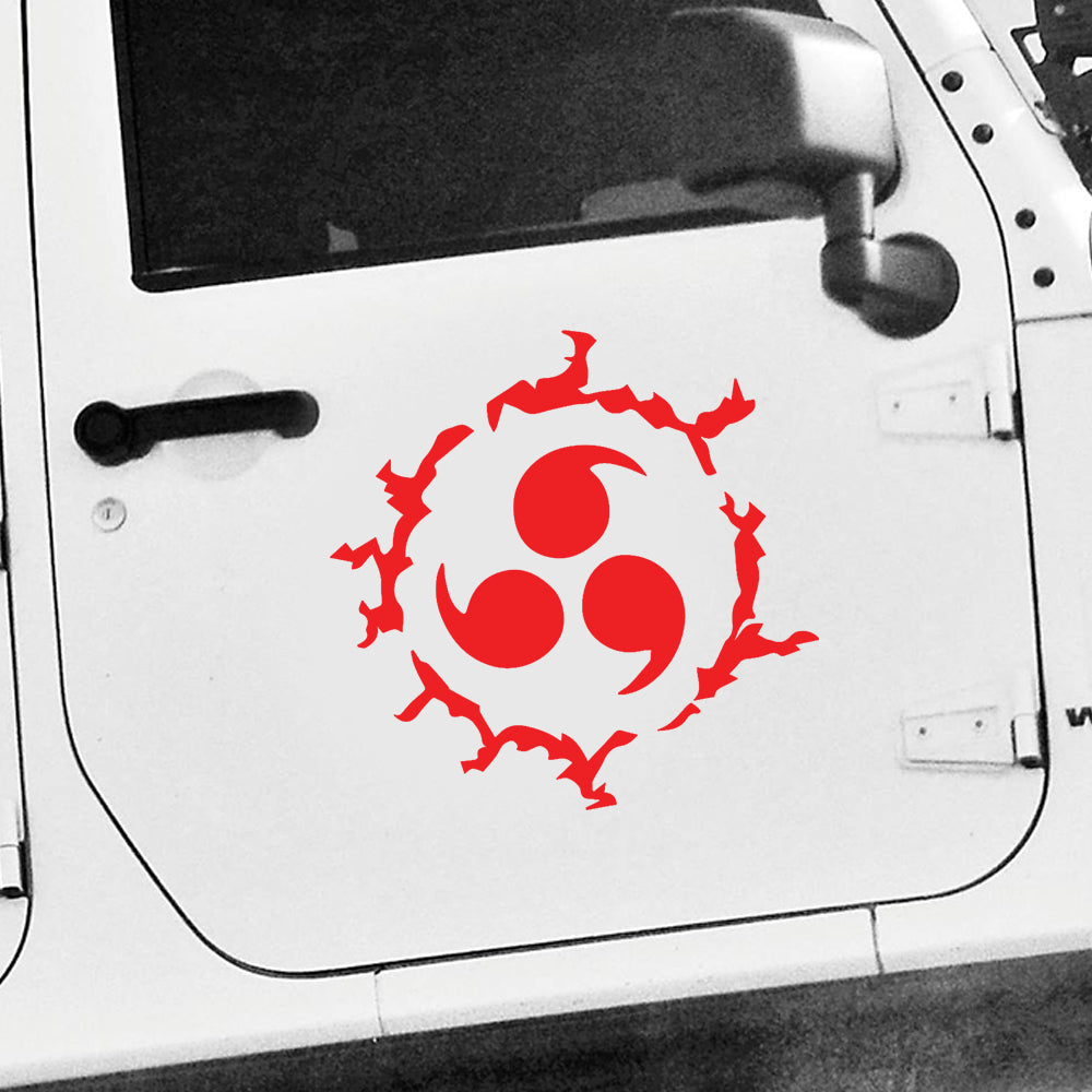Naruto jutsu car decal