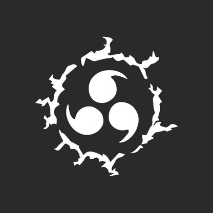 Naruto jutsu car decal