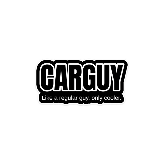 Carguy car sticker