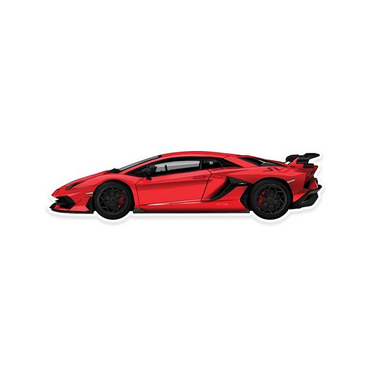 Countach car sticker