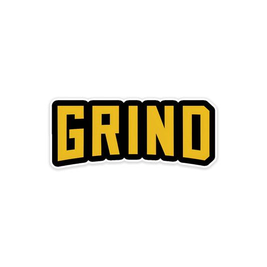 Grind car sticker