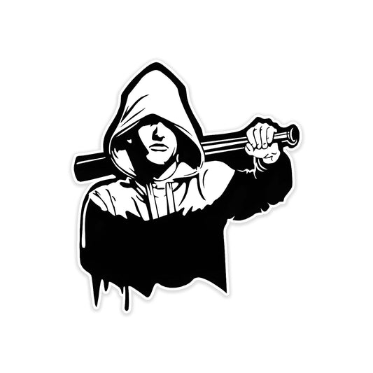 Attitude car sticker