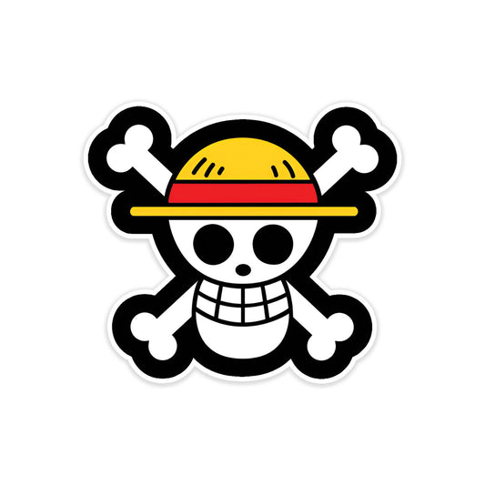 One piece car sticker