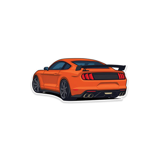 Mustang car sticker