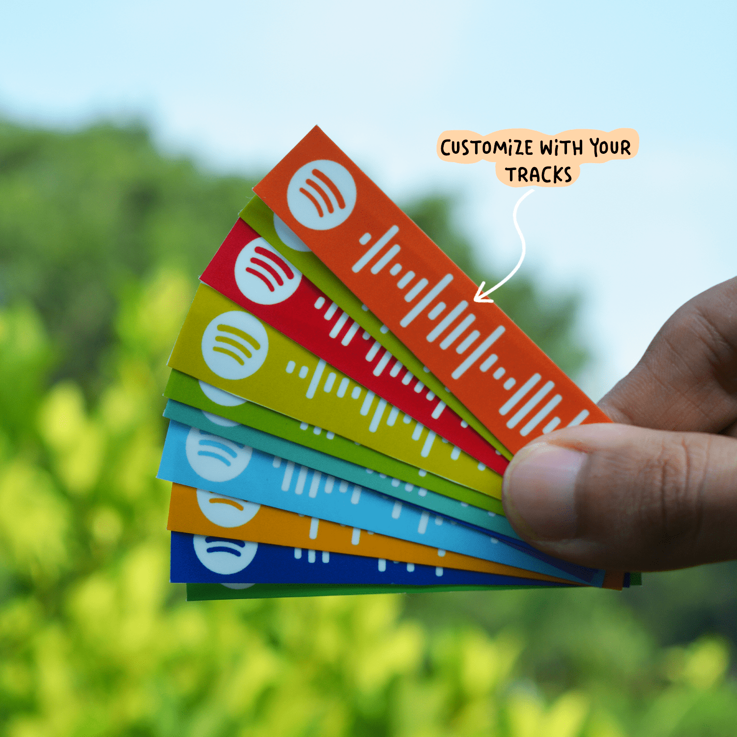 Buy Customized Spotify Stickers Online India | Fantastick