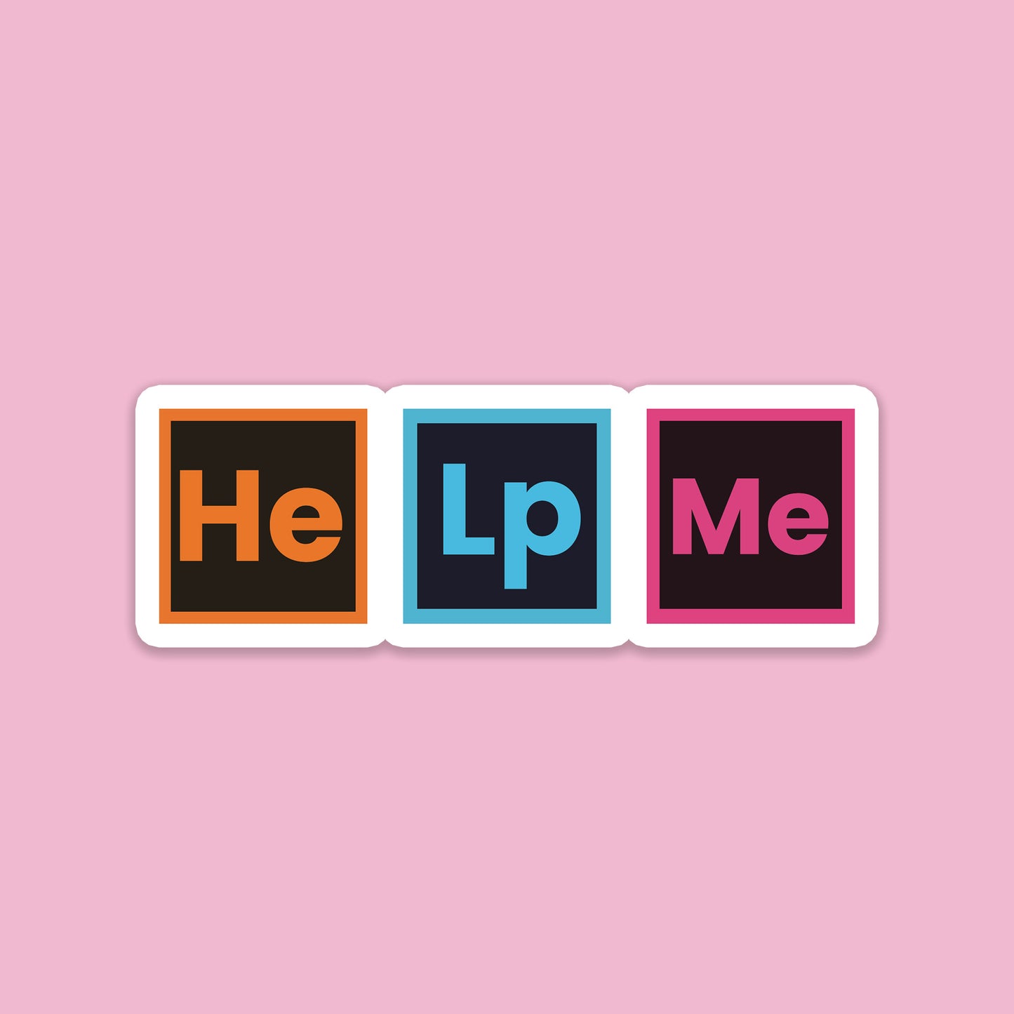HELP ME Sticker