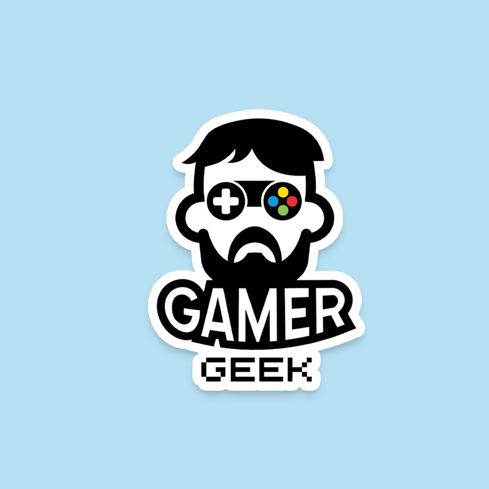 Gamer Geek Sticker – Fantastick