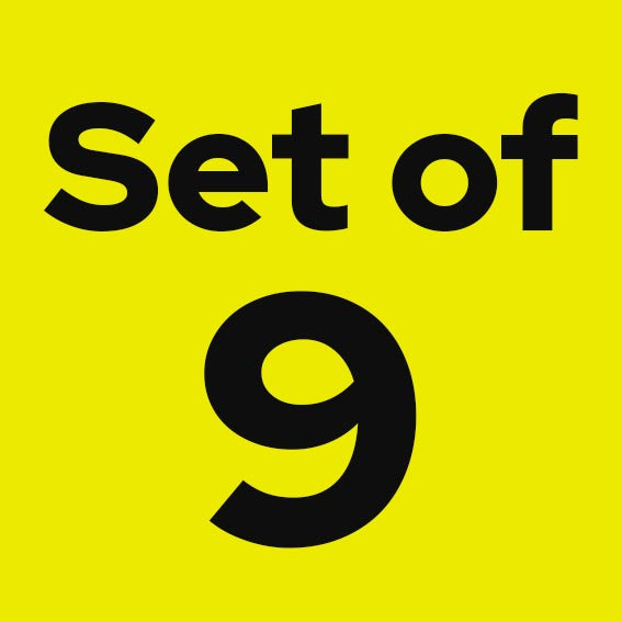 Set of 9