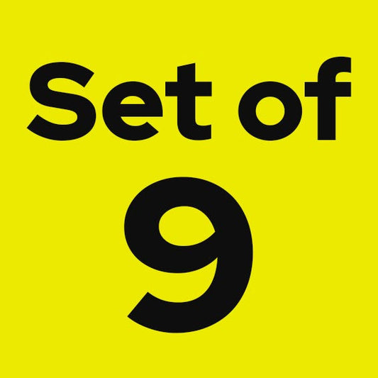 Set of 9