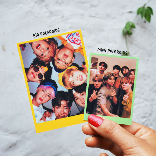 Colored Polaroids prints