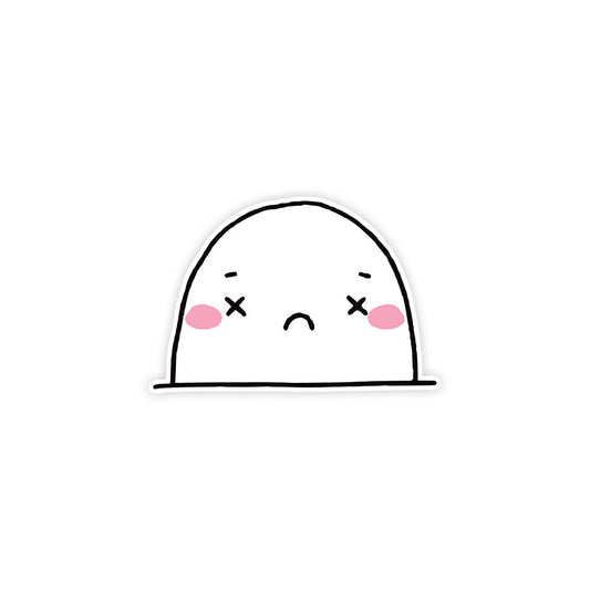 Angry kawaii sticker