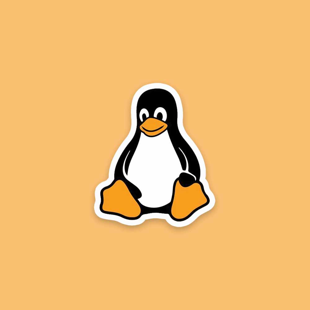 In Tux We Trust Sticker – Fantastick