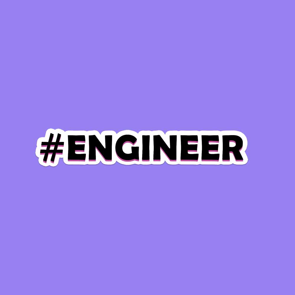 Buy Engineer Sticker Online India | Best Quality | Fantastick