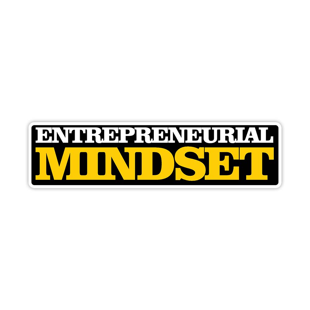 Entrepreneurial mindset inspirational sticker – Fantastick